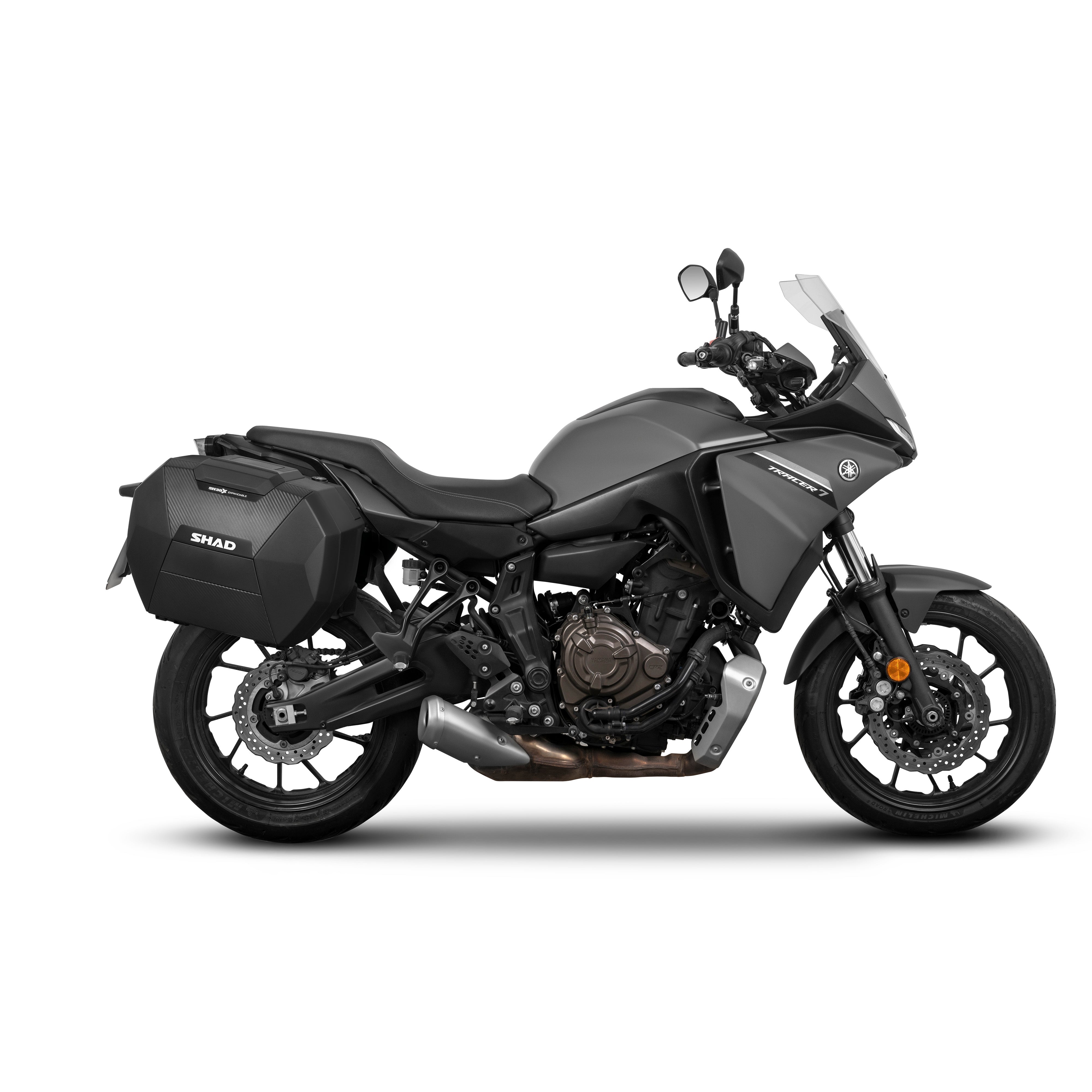3P System Fixation Latérale Yamaha MT 07 Tracer - LE PRATIQUE DU MOTARD