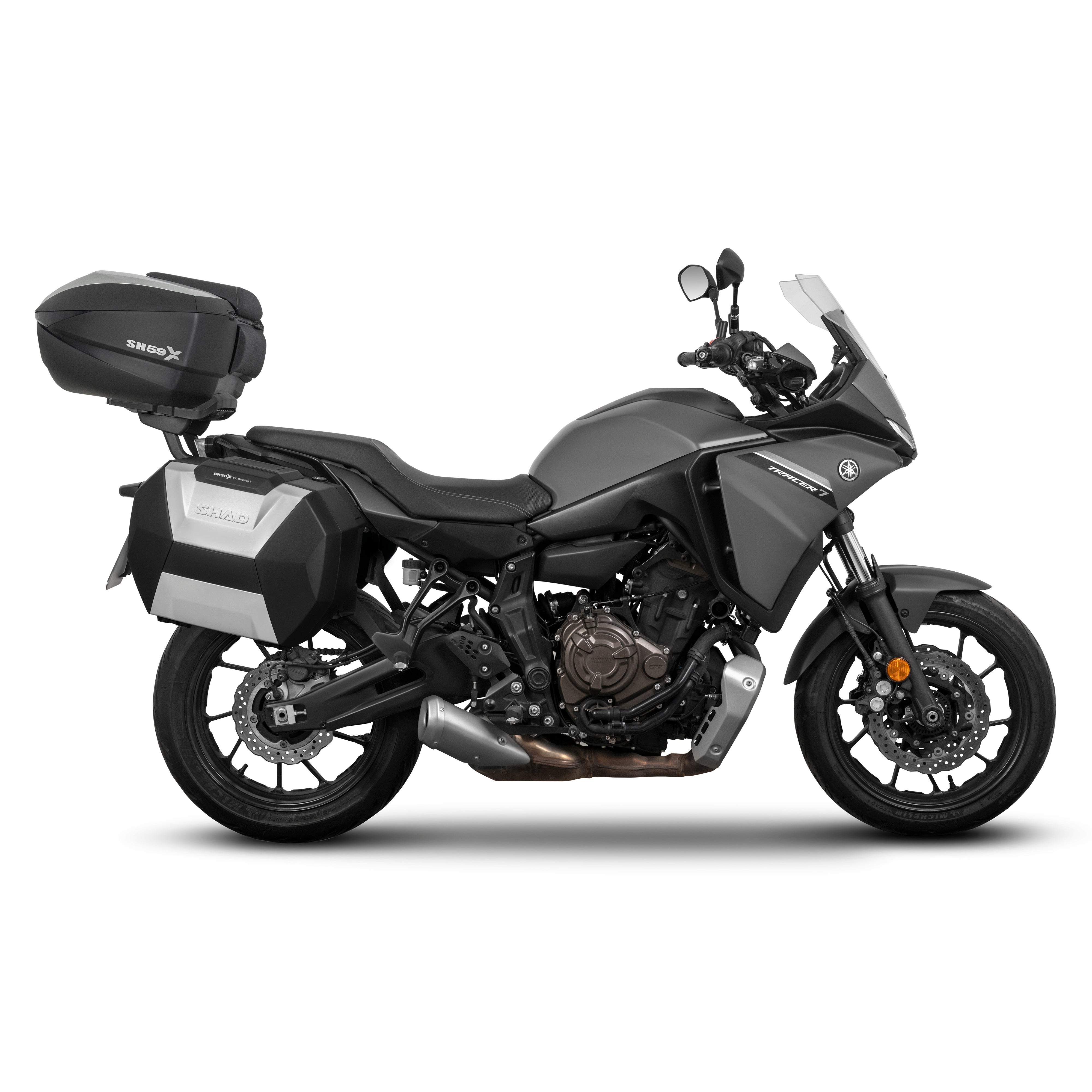 3P System Fixation Latérale Yamaha MT 07 Tracer - LE PRATIQUE DU MOTARD