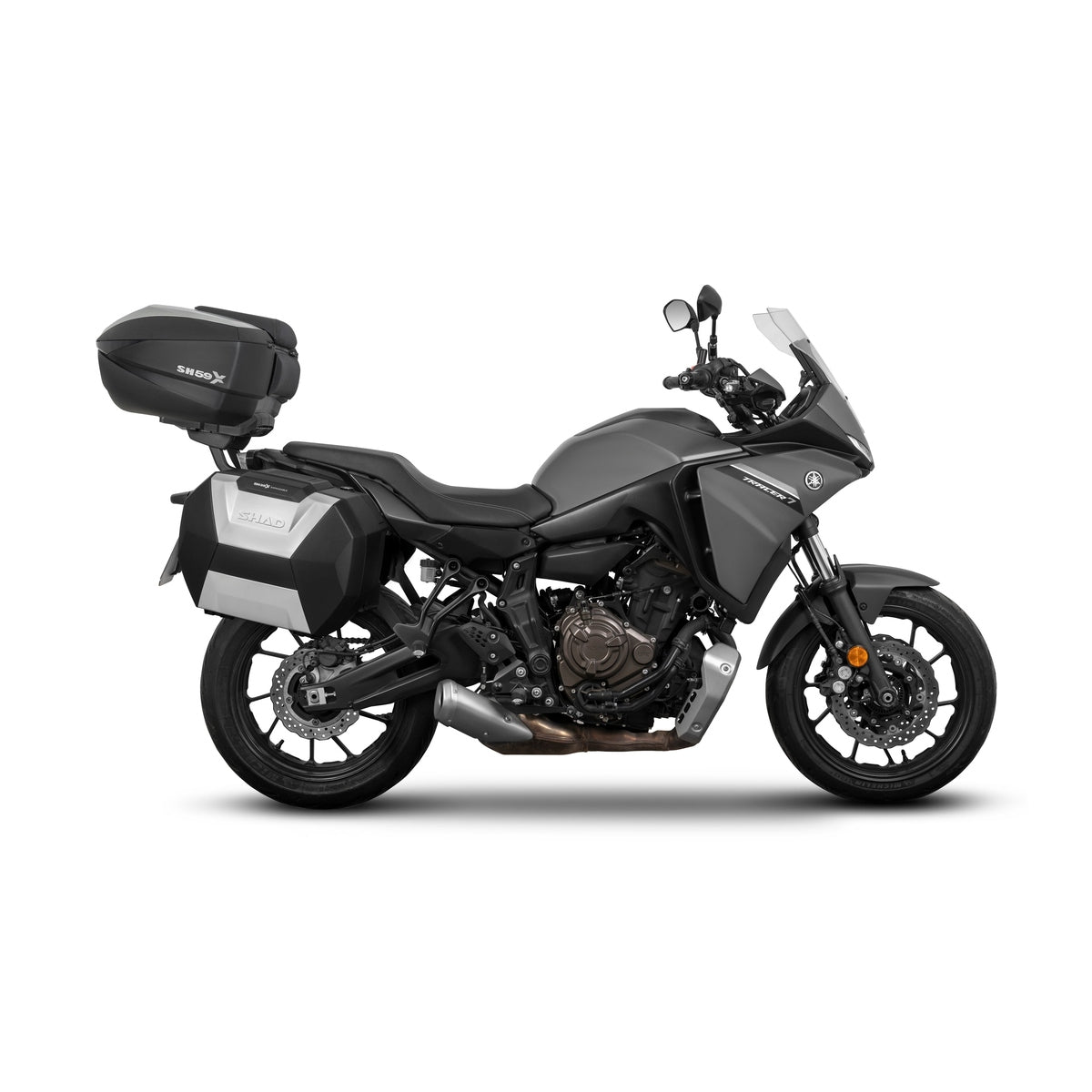 3P System Fixation Latérale Yamaha MT 07 Tracer - LE PRATIQUE DU MOTARD
