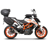 Fixation pour Top Case KTM Duke 125/390 - LE PRATIQUE DU MOTARD