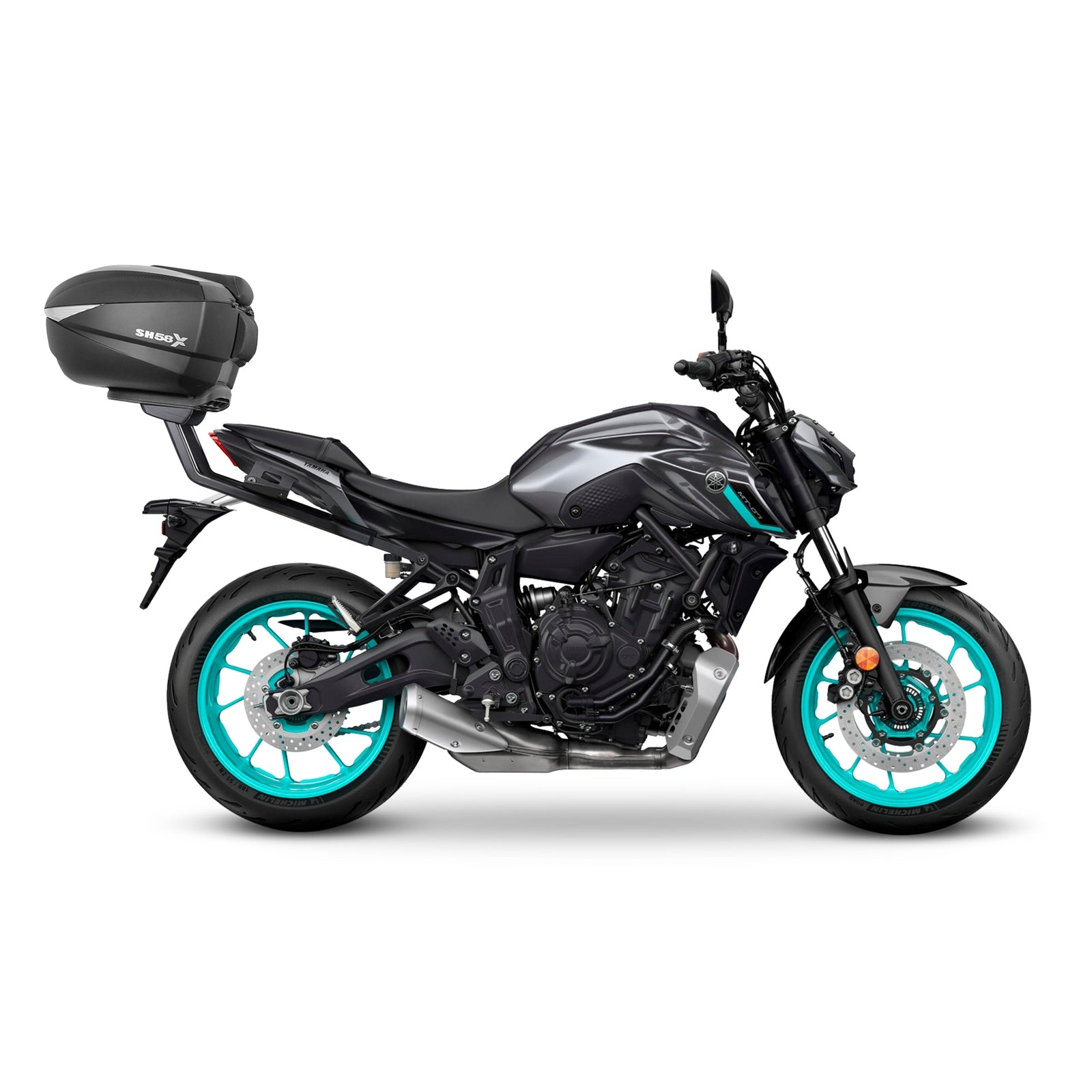 Fixation pour Top Case Yamaha MT 07 - LE PRATIQUE DU MOTARD