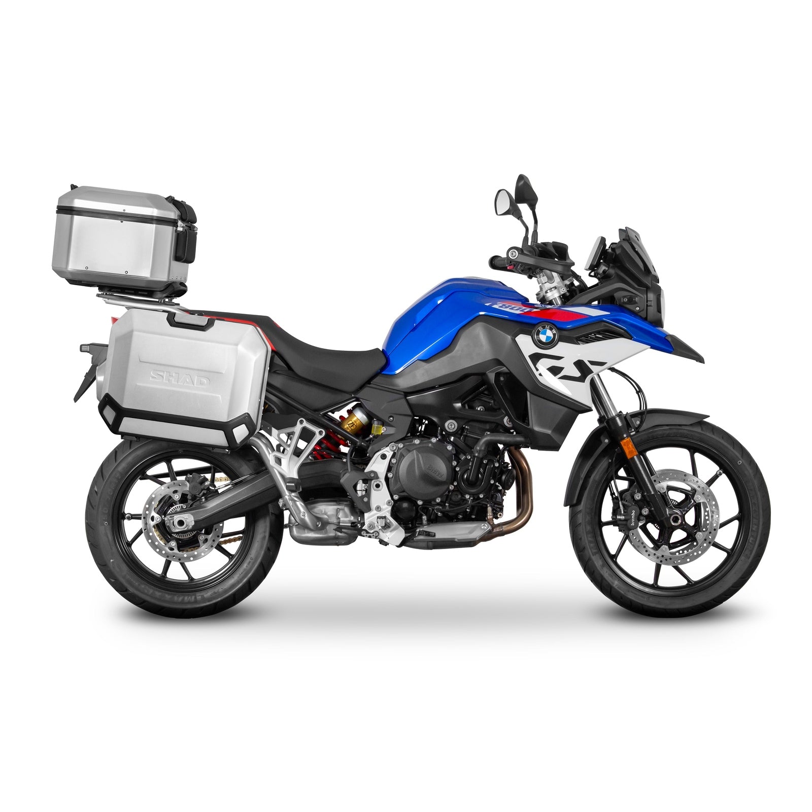 Fixation pour Top Case BMW F750GS/F850GS Compatible avec la Platine Porte - bagages en Aluminium Oem BMW - LE PRATIQUE DU MOTARD