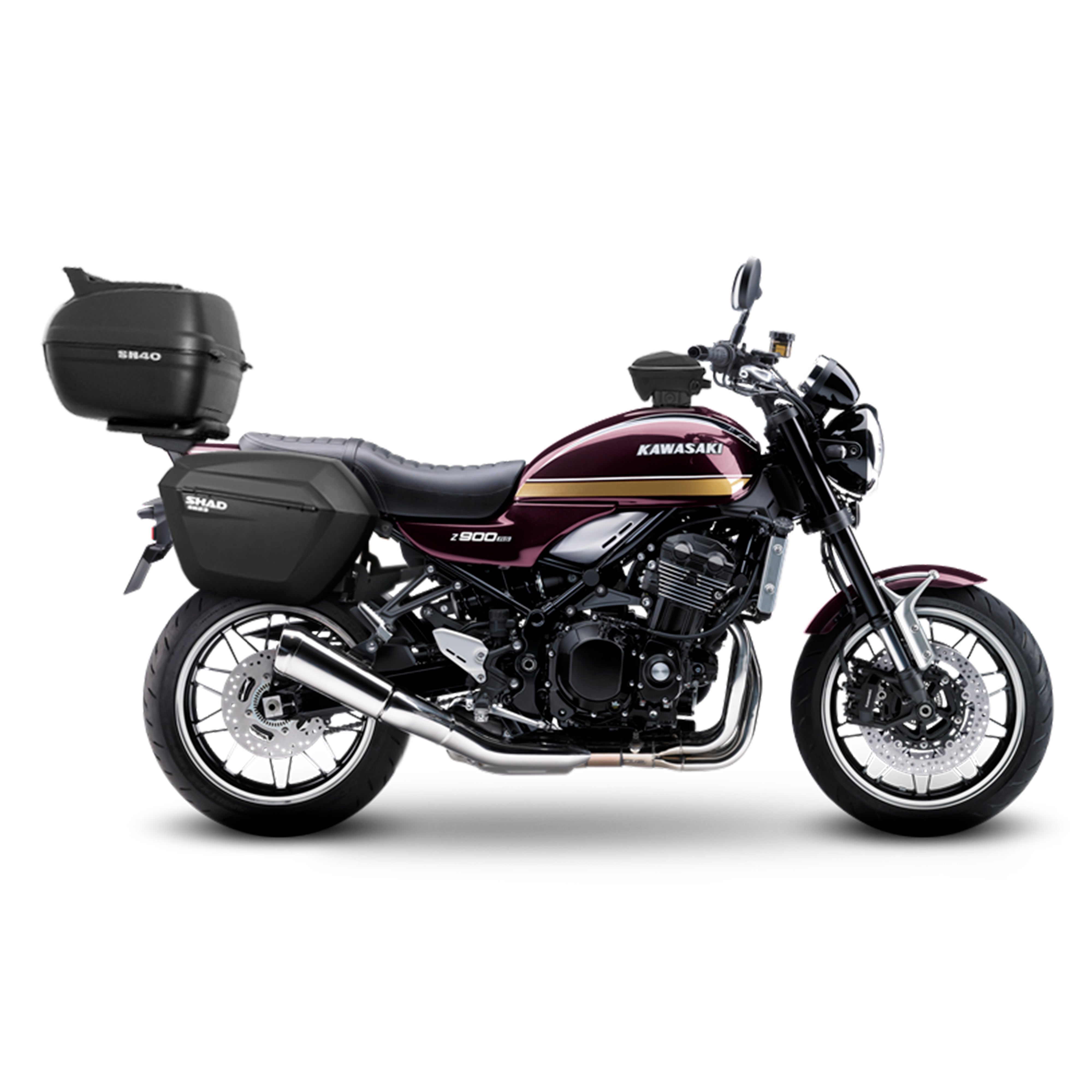 3P System Fixation Latérale Kawasaki Z900rs - LE PRATIQUE DU MOTARD