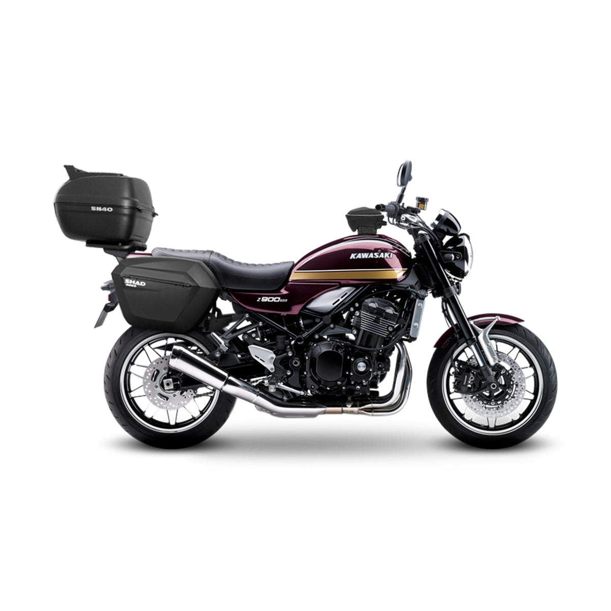 3P System Fixation Latérale Kawasaki Z900rs - LE PRATIQUE DU MOTARD