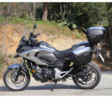 Top Case SHAD SH40 Alu Look — Top Case Moto 40L Finition Aluminium - LE PRATIQUE DU MOTARD