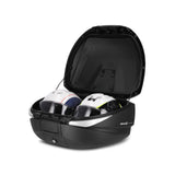 Top Case SHAD SH58X Carbon — Top Case Extensible 58 - 68L Carbone - LE PRATIQUE DU MOTARD