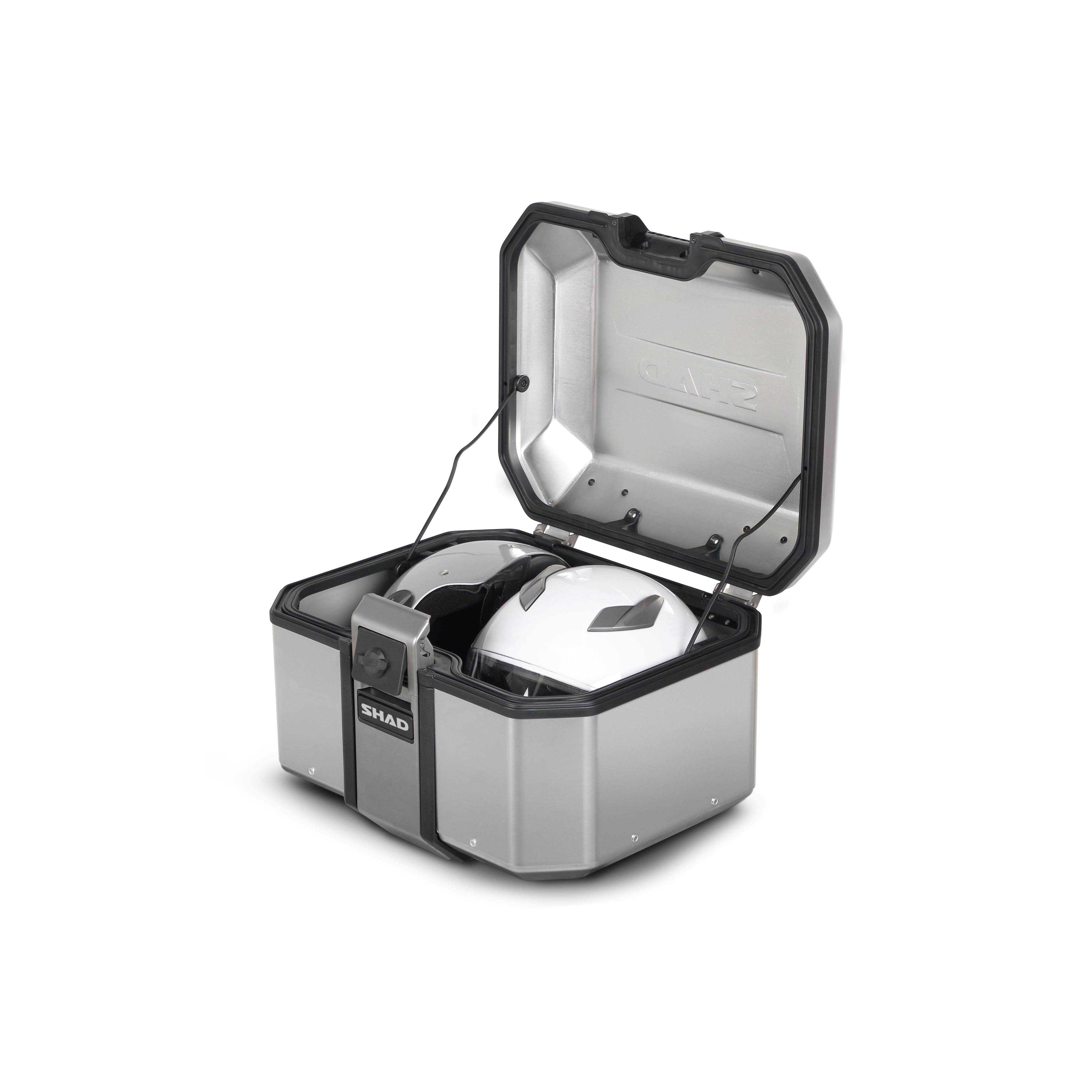 Top Case SHAD TR48 Terra — Top Case Adventure Aluminium 48L - LE PRATIQUE DU MOTARD