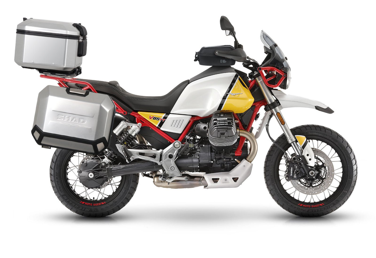 Fixation pour Top Case Motoguzzi V85 Tt - LE PRATIQUE DU MOTARD