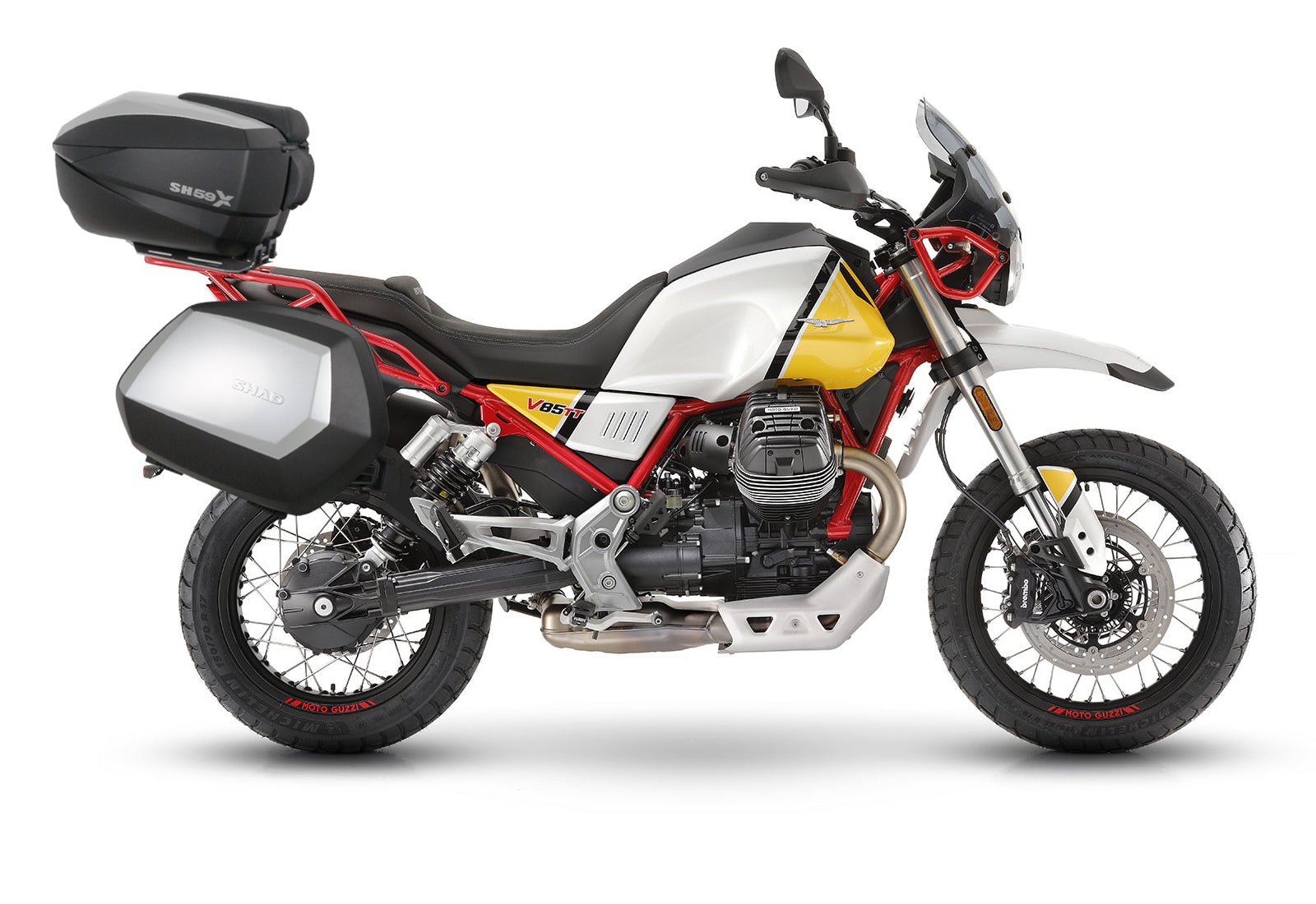 Fixation pour Top Case Motoguzzi V85 Tt - LE PRATIQUE DU MOTARD