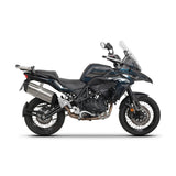 Fixation pour Top Case Benelli Trk 502X/QJ Motor Srt 700 X TRAIL/RIEJU Xplora 557/707 - LE PRATIQUE DU MOTARD