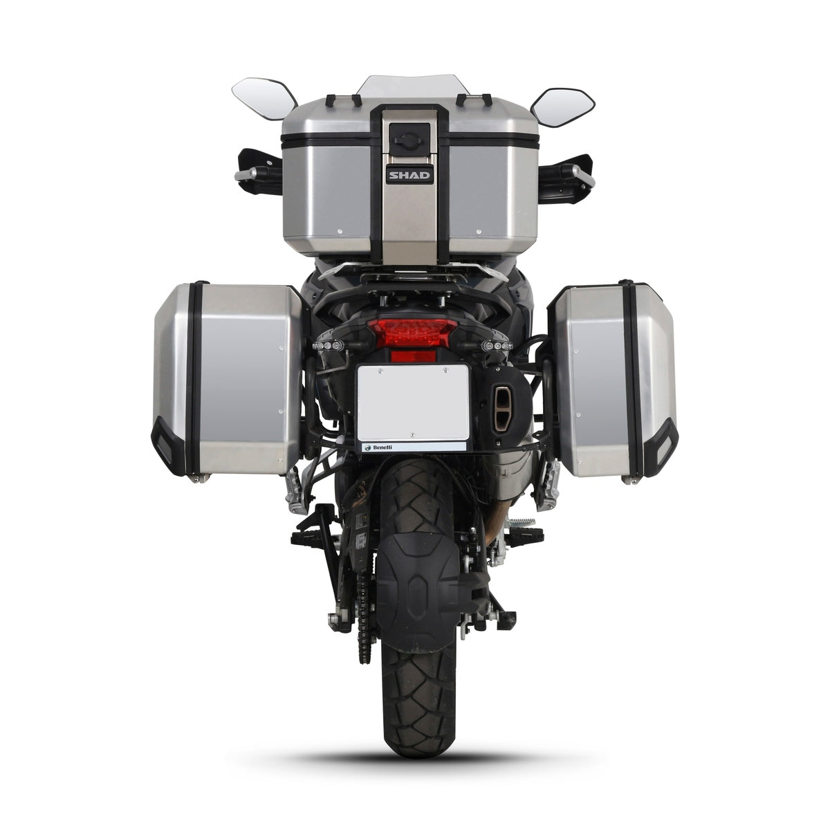 Fixation pour Top Case Benelli Trk 502X/QJ Motor Srt 700 X TRAIL/RIEJU Xplora 557/707 - LE PRATIQUE DU MOTARD