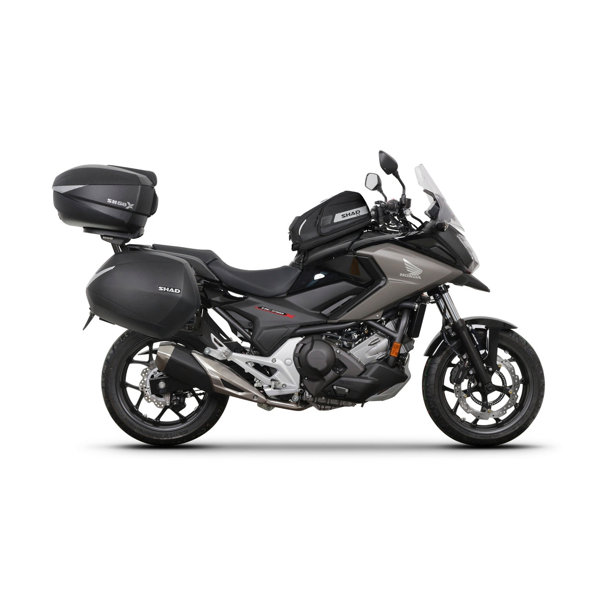 4P System Fixation Latérale Honda Nc 750X - LE PRATIQUE DU MOTARD