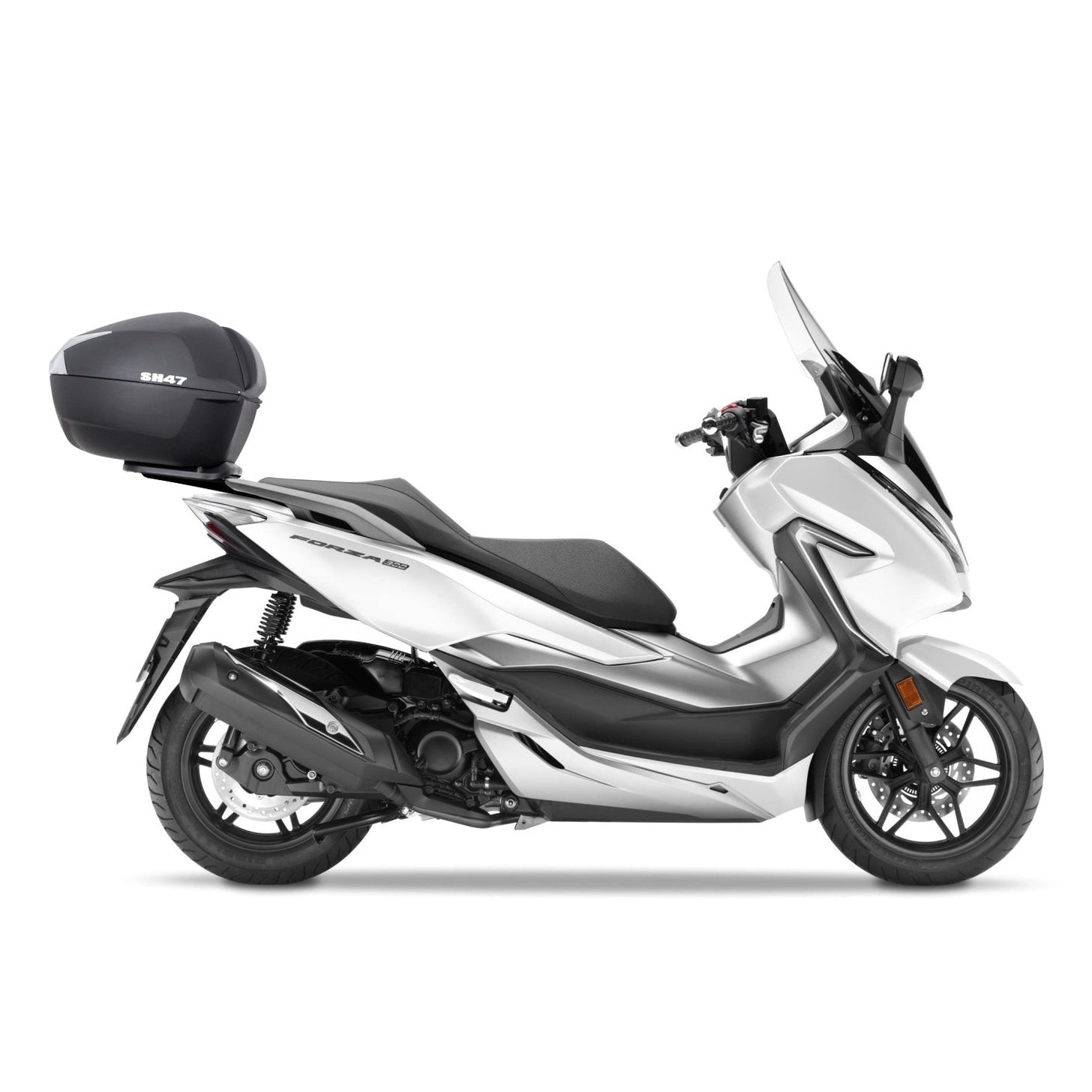 Top Case SHAD SH47 Réflecteur Blanc — Top Case Moto 47L Sécurité - LE PRATIQUE DU MOTARD