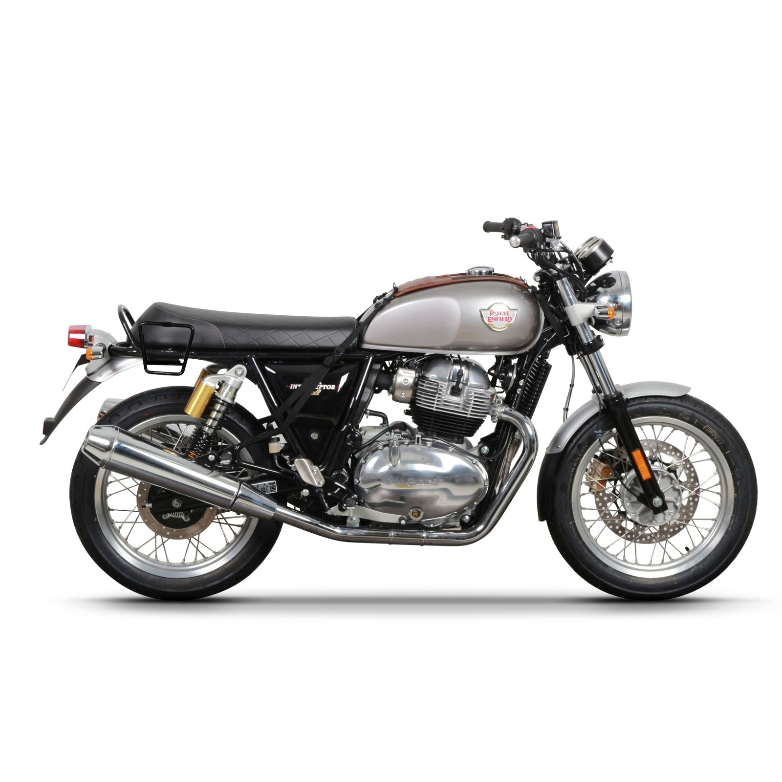 Fixation SR pour Sacoches Royal Enfield Interceptor 650 - LE PRATIQUE DU MOTARD