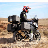 Valise Latérale Gauche SHAD TR47L Terra Black — Sacoche 47L Alu Noir Mat - LE PRATIQUE DU MOTARD