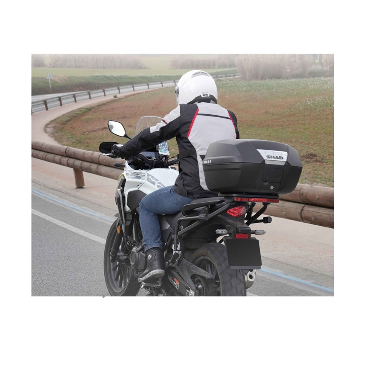 Top Case SHAD SH44 — Top Case Moto 44L Grand Tourisme - LE PRATIQUE DU MOTARD