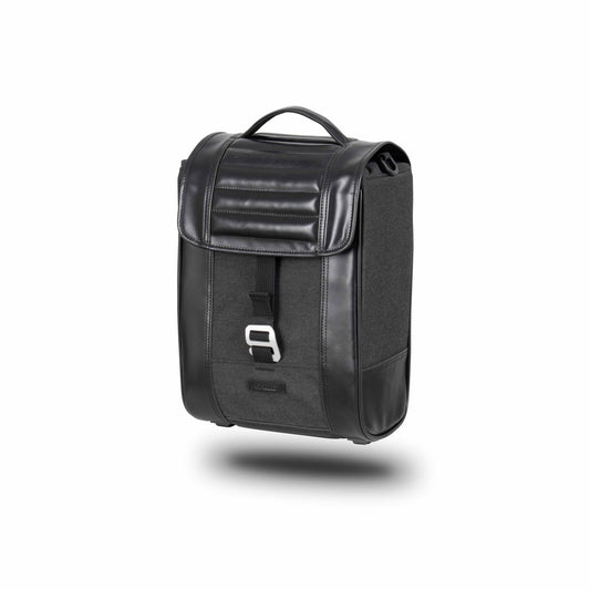 Sacoche Cavalière SHAD SR38 Café Racer Black — Sacoche Moto 38L - LE PRATIQUE DU MOTARD