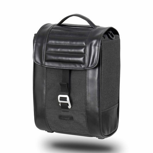 Sacoche Cavalière SHAD SR38 Café Racer Black — Sacoche Moto 38L - LE PRATIQUE DU MOTARD