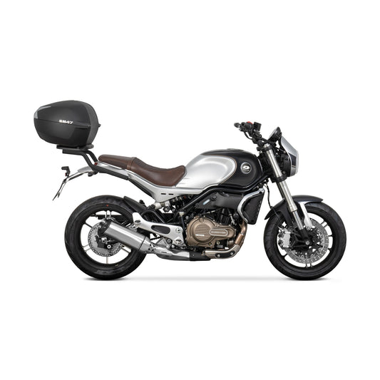 Fixation pour Top Case Qj Motor SRV550 - LE PRATIQUE DU MOTARD