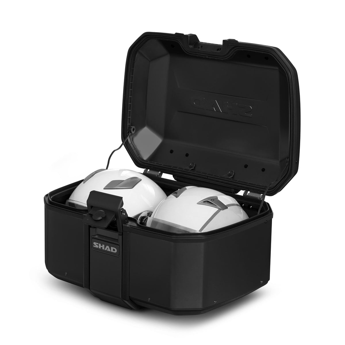 Top Case SHAD TR55 Terra Pure Black — Top Case Adventure 55L All Black - LE PRATIQUE DU MOTARD