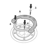 Fixation de Sacoche de Réservoir Click System Kawasaki / KTM - LE PRATIQUE DU MOTARD
