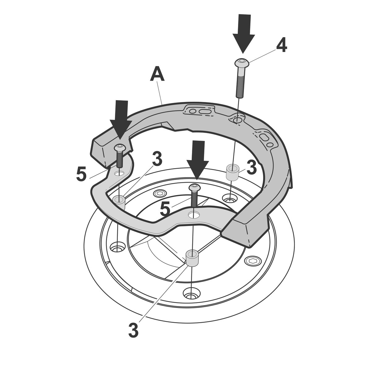 Fixation de Sacoche de Réservoir Click System Suzuki - LE PRATIQUE DU MOTARD