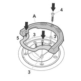 Fixation de Sacoche de Réservoir Click System Suzuki - LE PRATIQUE DU MOTARD
