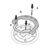 Fixation de Sacoche de Réservoir Click System Qj Motor - LE PRATIQUE DU MOTARD