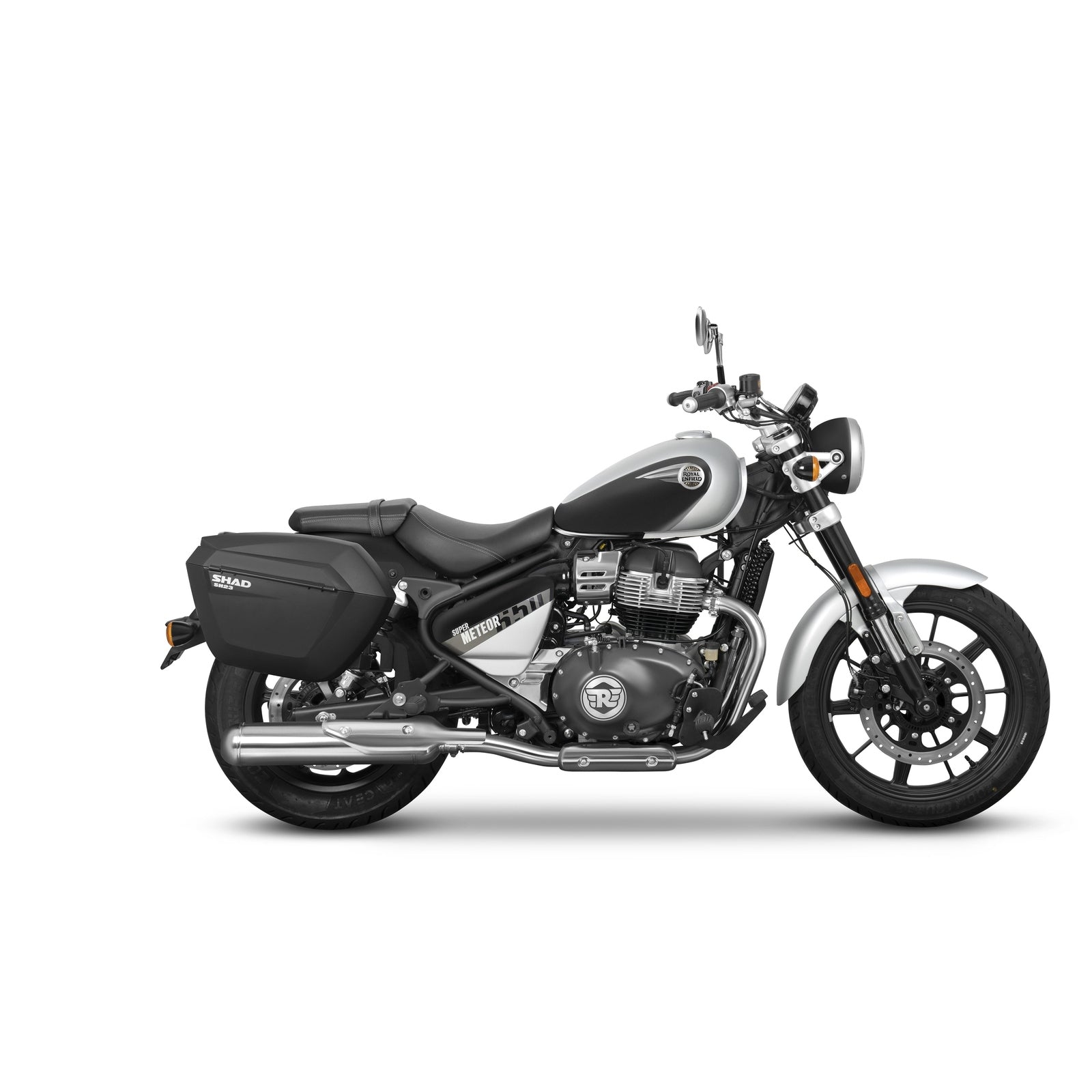 3P System Fixation Latérale Royal Enfield Super Meteor 650 - LE PRATIQUE DU MOTARD