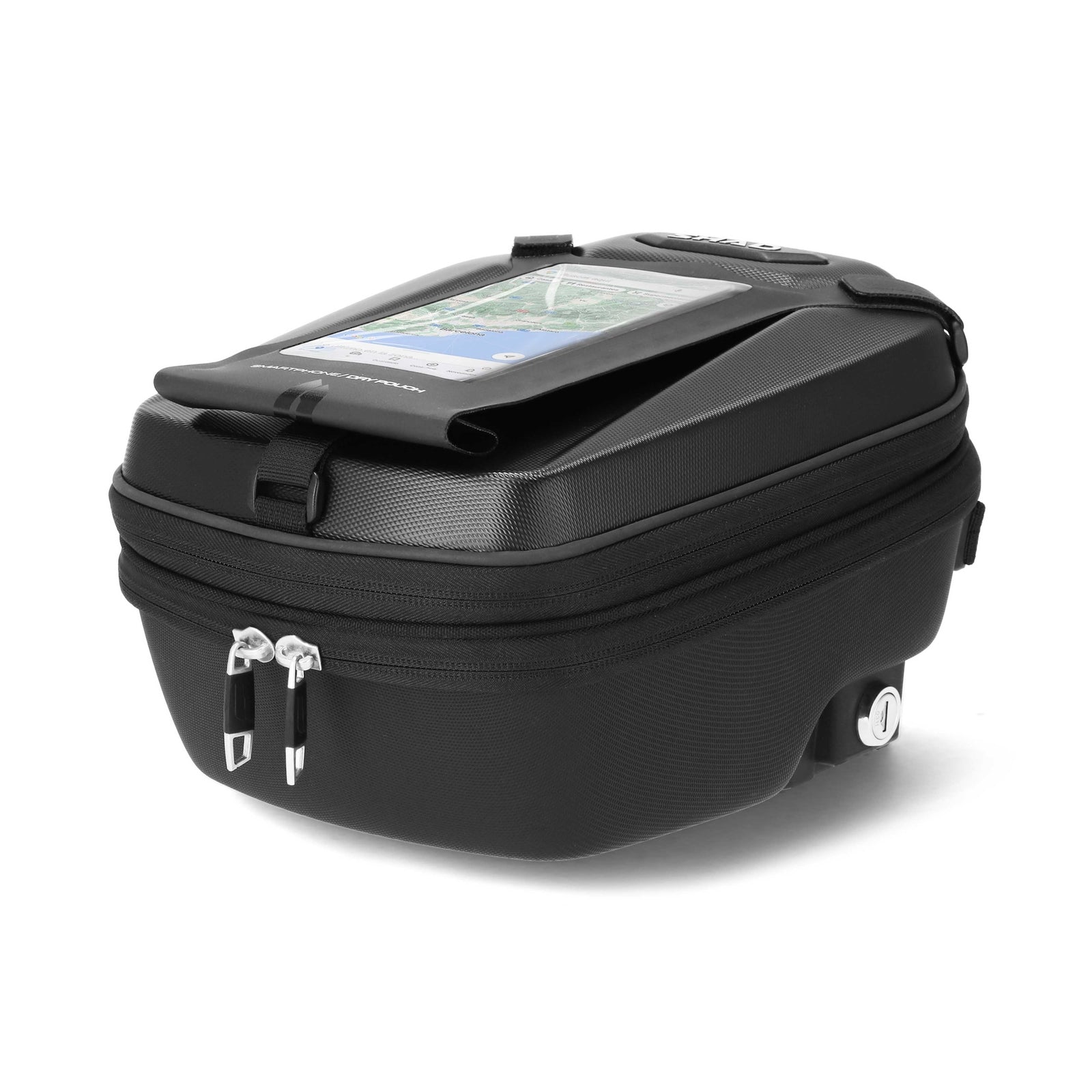 Sacoche Réservoir SHAD E09CL Pro — Sacoche Moto 9L Click Pro - LE PRATIQUE DU MOTARD