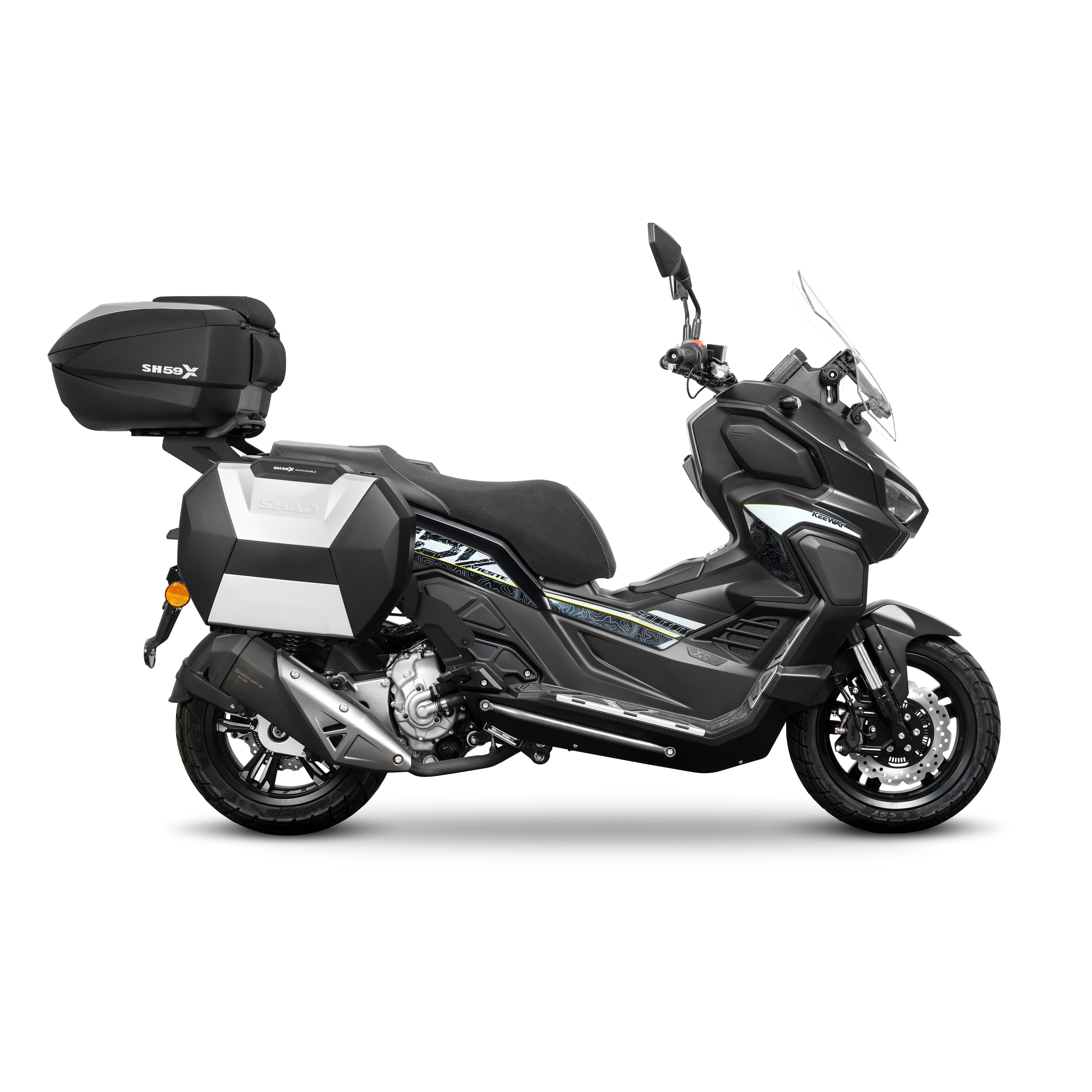 Fixation pour Top Case Keeway Vieste Xdv 125/300 - LE PRATIQUE DU MOTARD
