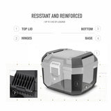 Top Case SHAD TR41 Terra — Top Case Adventure Aluminium 41L - LE PRATIQUE DU MOTARD