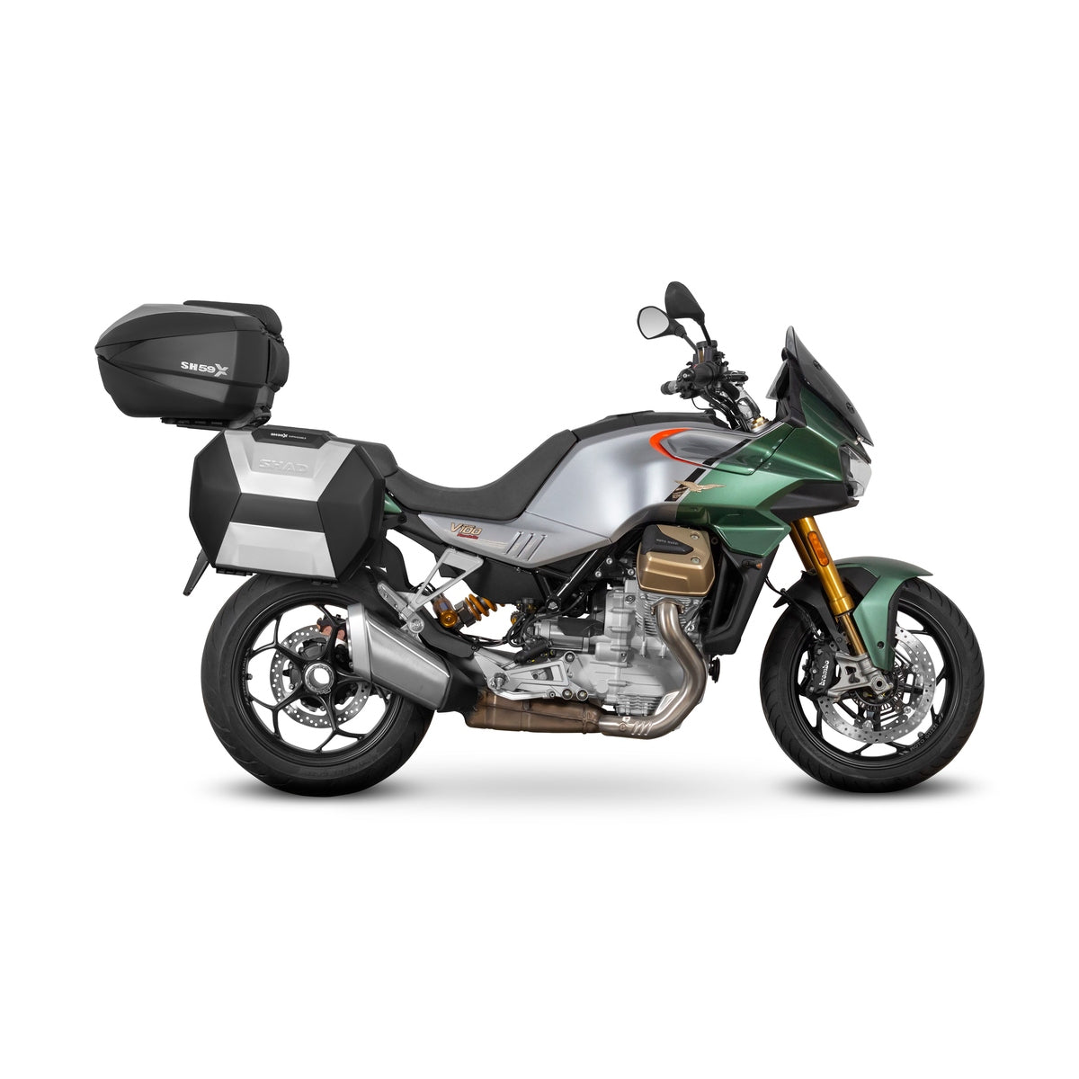 3P System Fixation Latérale Moto Guzzi V100 Mandello - LE PRATIQUE DU MOTARD