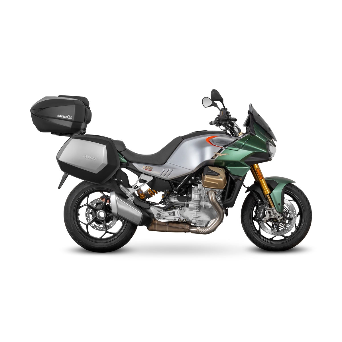 3P System Fixation Latérale Moto Guzzi V100 Mandello - LE PRATIQUE DU MOTARD