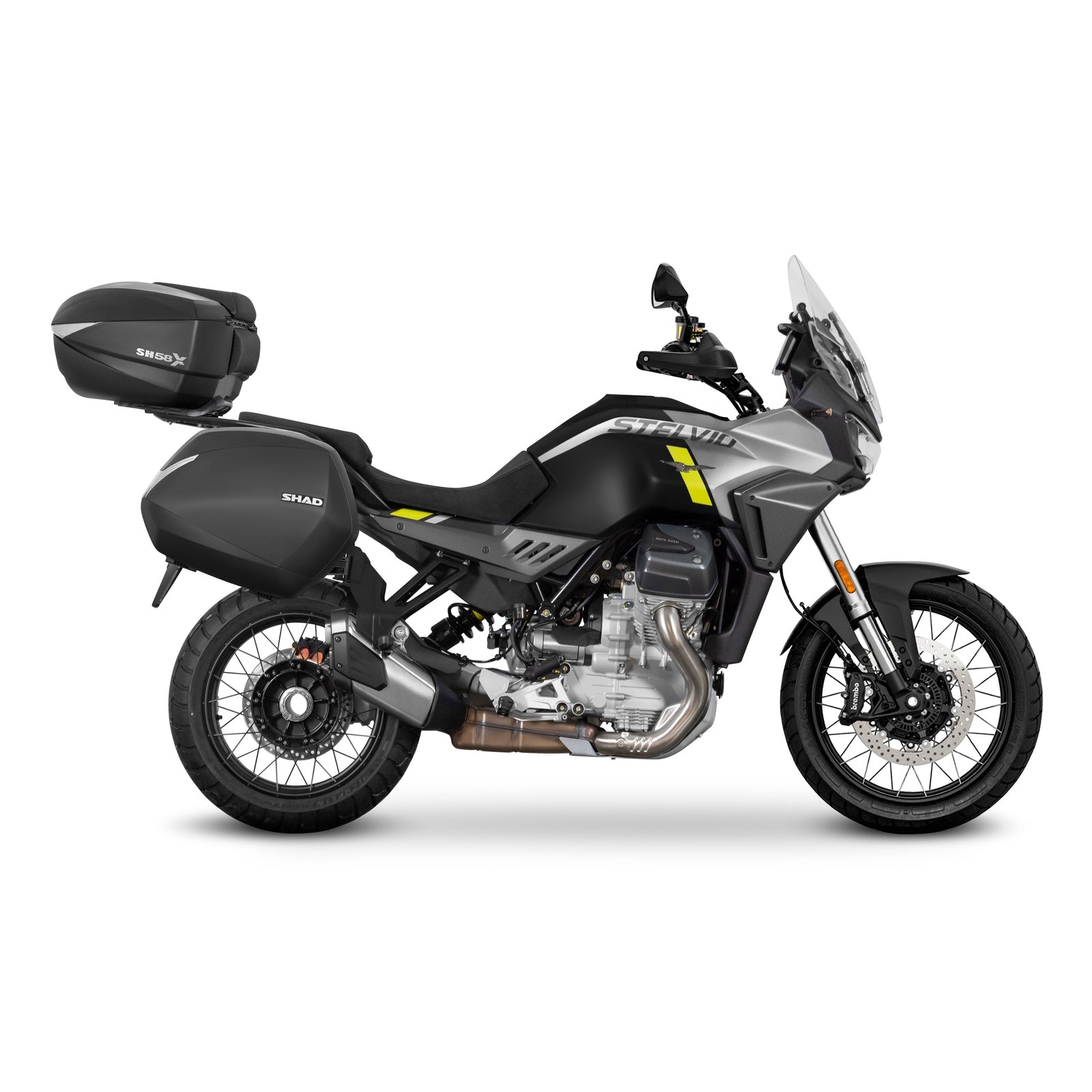 Fixation pour Top Case Moto Guzzi Stelvio 1000 - LE PRATIQUE DU MOTARD