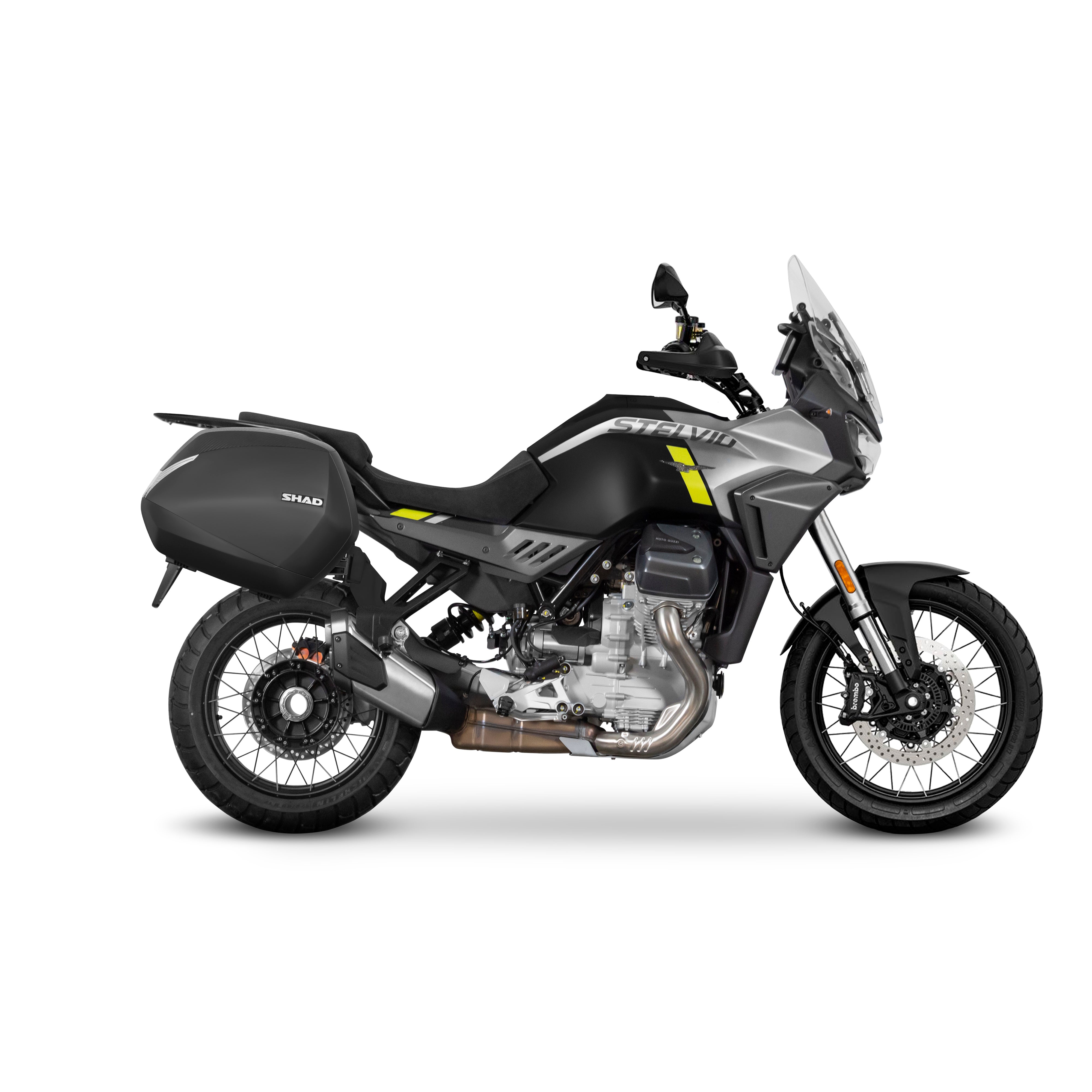 3P System Fixation Latérale Moto Guzzi Stelvio 1000 - LE PRATIQUE DU MOTARD