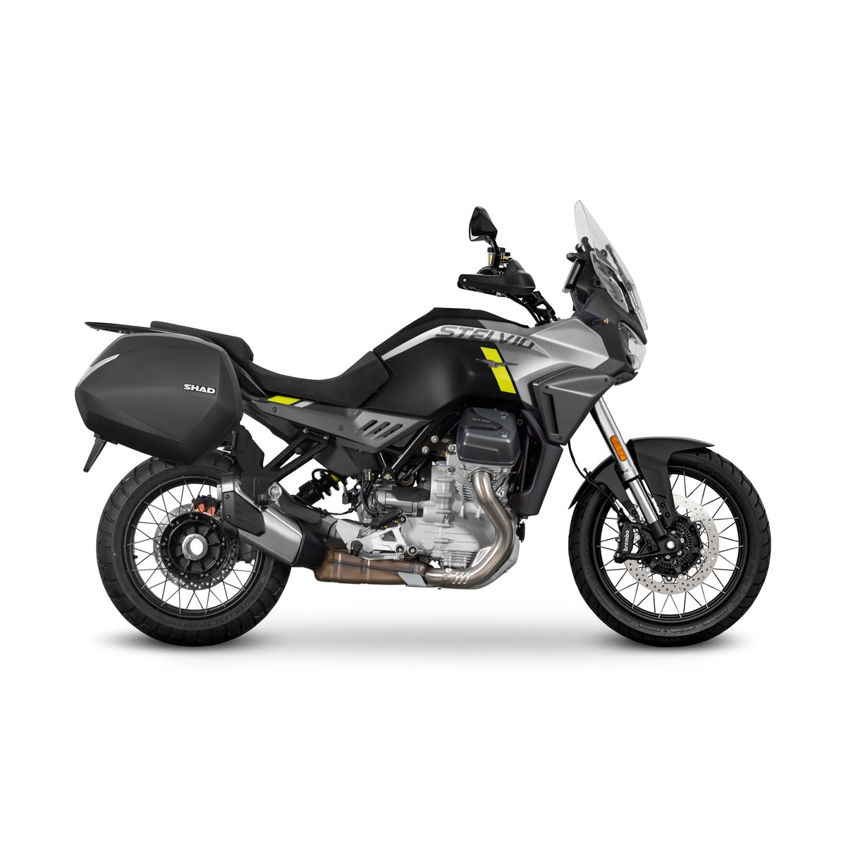 3P System Fixation Latérale Moto Guzzi Stelvio 1000 - LE PRATIQUE DU MOTARD