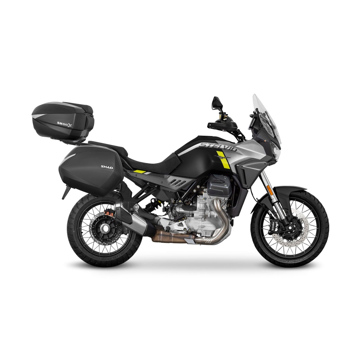 3P System Fixation Latérale Moto Guzzi Stelvio 1000 - LE PRATIQUE DU MOTARD