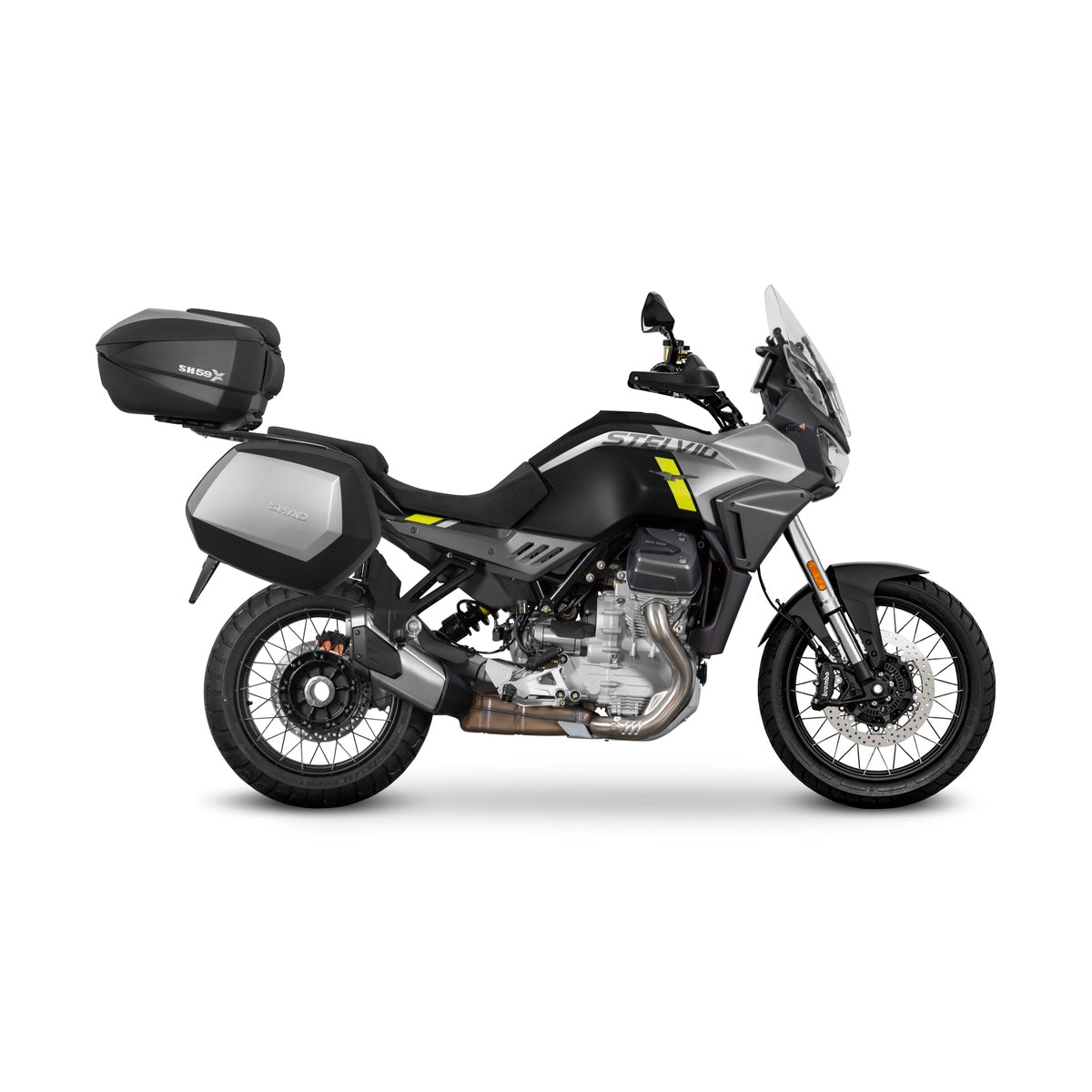 3P System Fixation Latérale Moto Guzzi Stelvio 1000 - LE PRATIQUE DU MOTARD