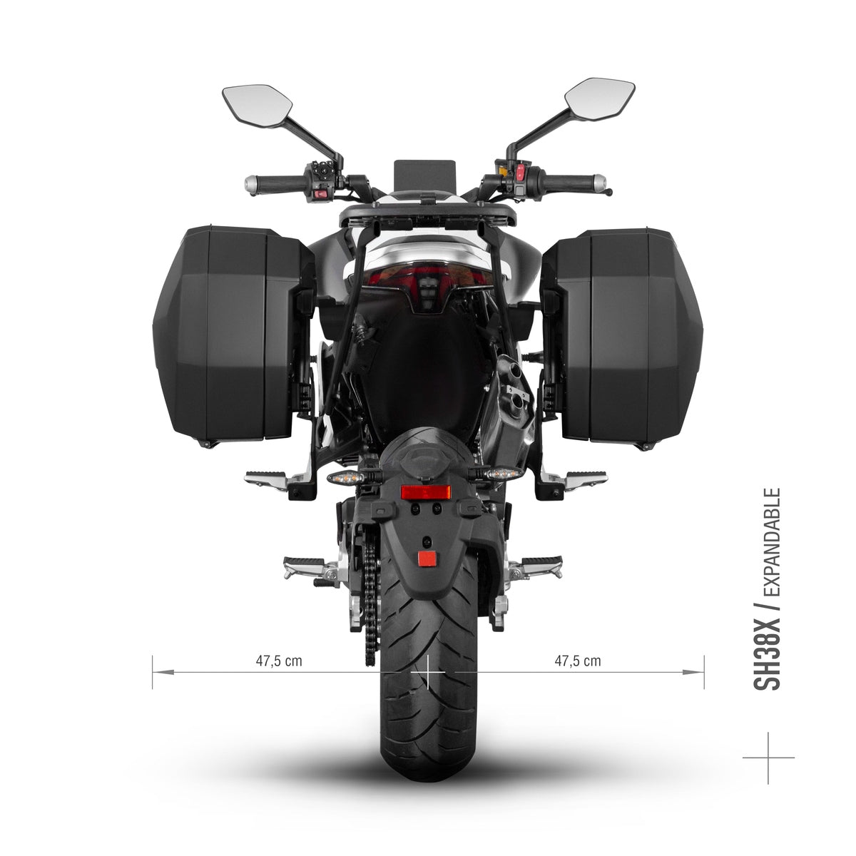 3P System Fixation Latérale Cf Moto 800 NK/SPORT/ADVANCED - LE PRATIQUE DU MOTARD