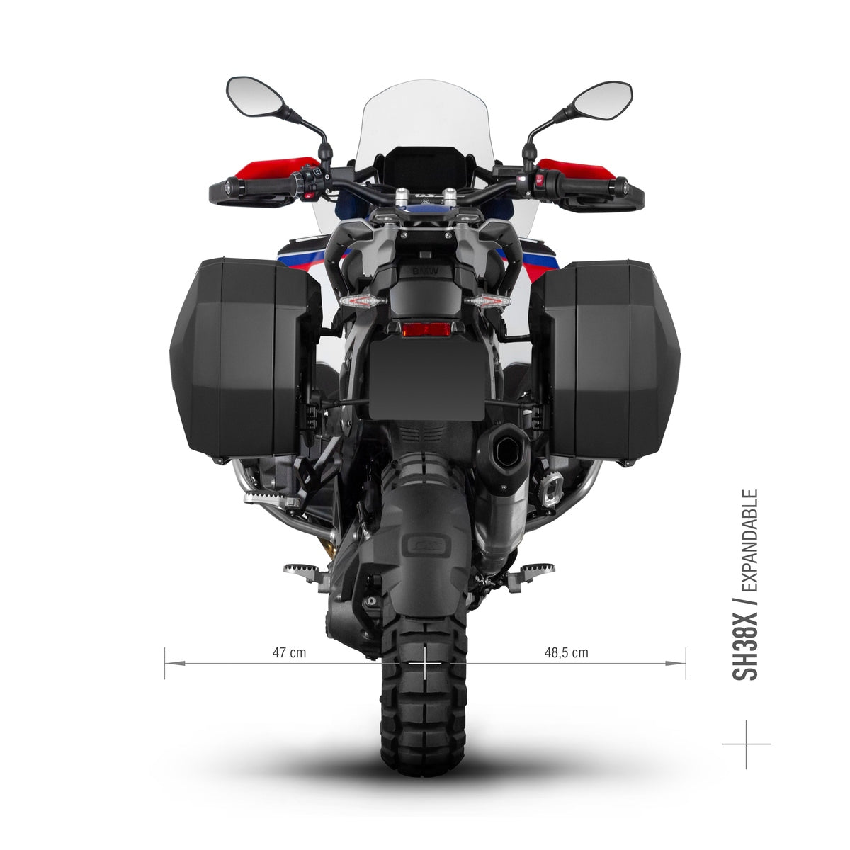 3P System Fixation Latérale BMW R1300gs Adventure - LE PRATIQUE DU MOTARD