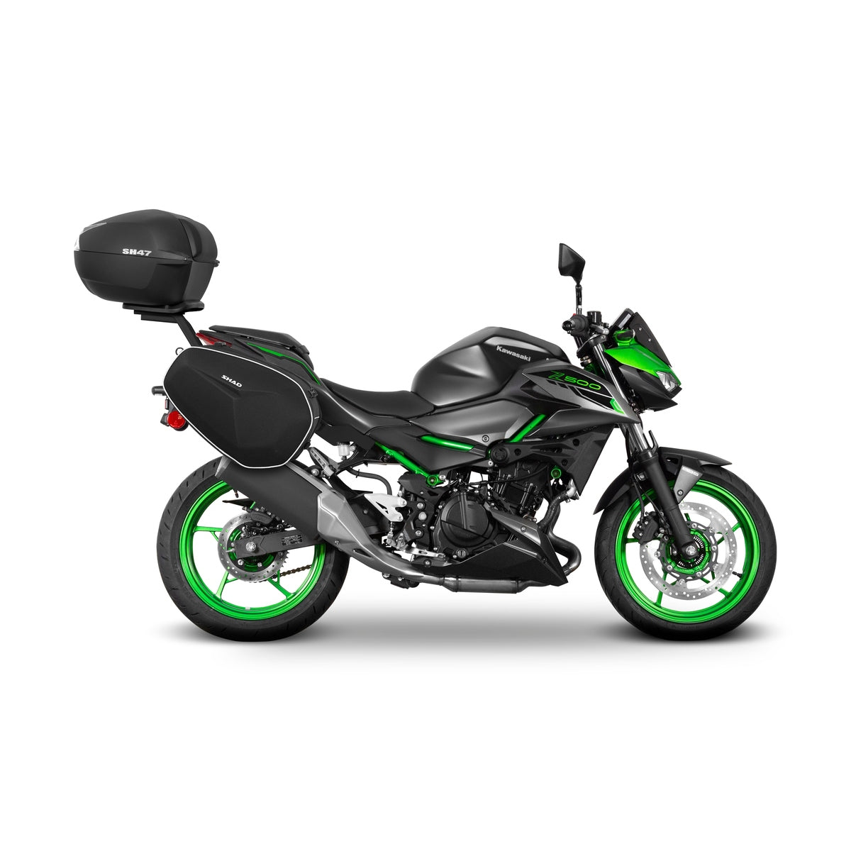 Fixation pour Top Case Kawasaki Z500 - LE PRATIQUE DU MOTARD