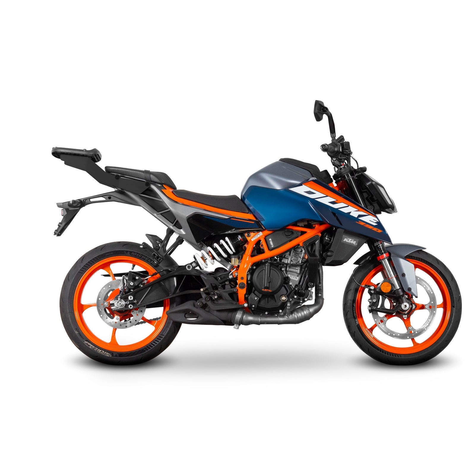 Fixation pour Top Case KTM Duke 125/390 - LE PRATIQUE DU MOTARD