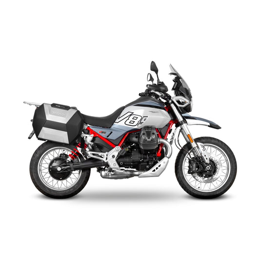 3P System Fixation Latérale Moto Guzzi V85 TT/ V85 Tt Travel - LE PRATIQUE DU MOTARD