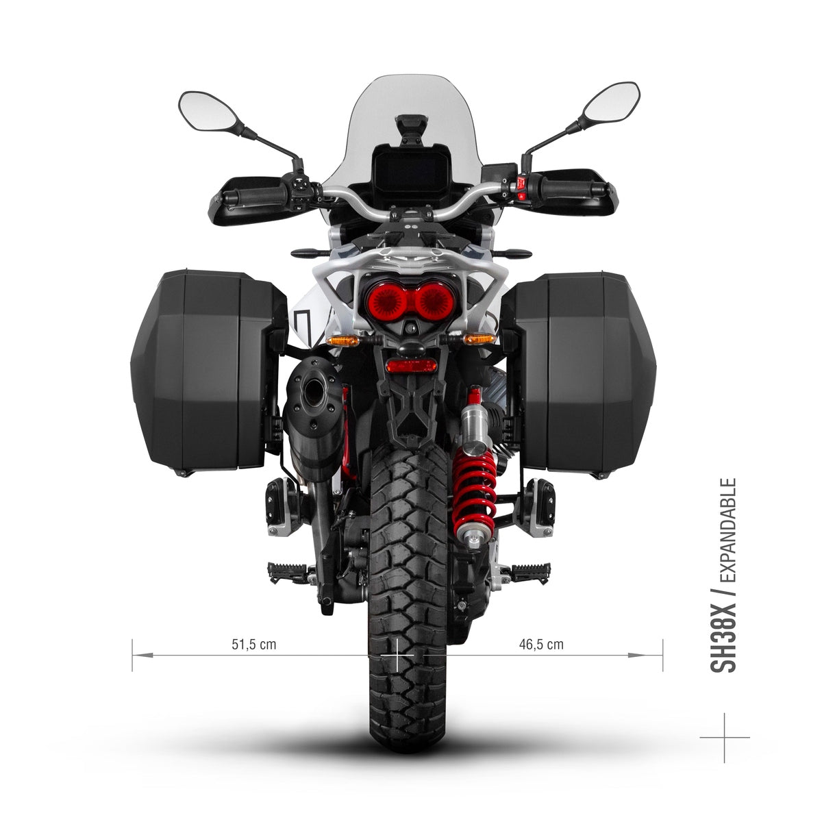 3P System Fixation Latérale Moto Guzzi V85 TT/ V85 Tt Travel - LE PRATIQUE DU MOTARD