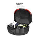 Top Case SHAD SH51 Carbon — Top Case Moto 51L Grand Volume Carbone - LE PRATIQUE DU MOTARD