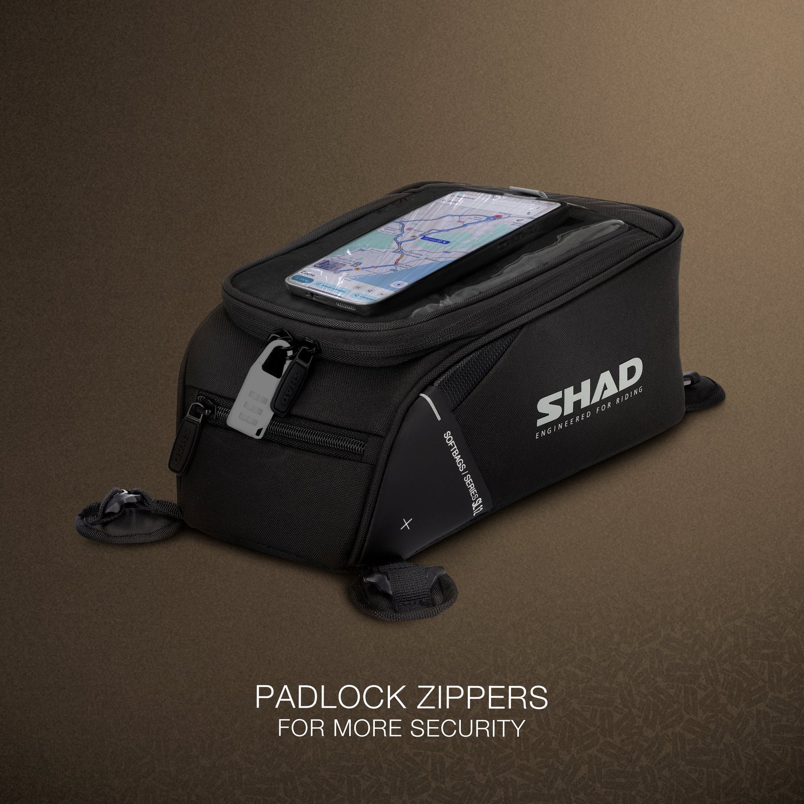 Sacoche Réservoir Magnétique SHAD SL12M — Sacoche Moto 12L - LE PRATIQUE DU MOTARD