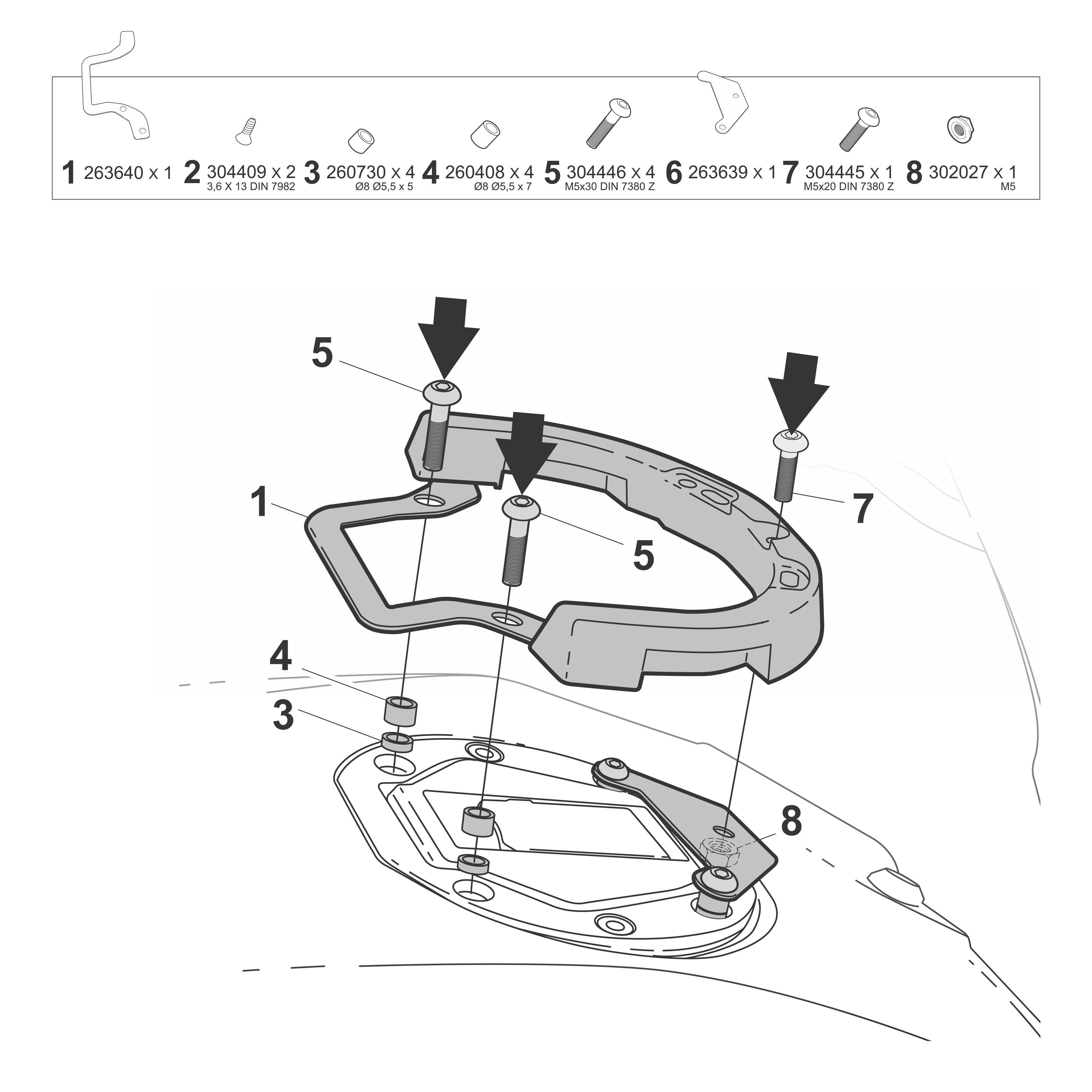 Fixation de Sacoche de Réservoir Click System Bajaj Pulsar Ns 125/PULSAR Dominar 400/PULSAR 400 - LE PRATIQUE DU MOTARD