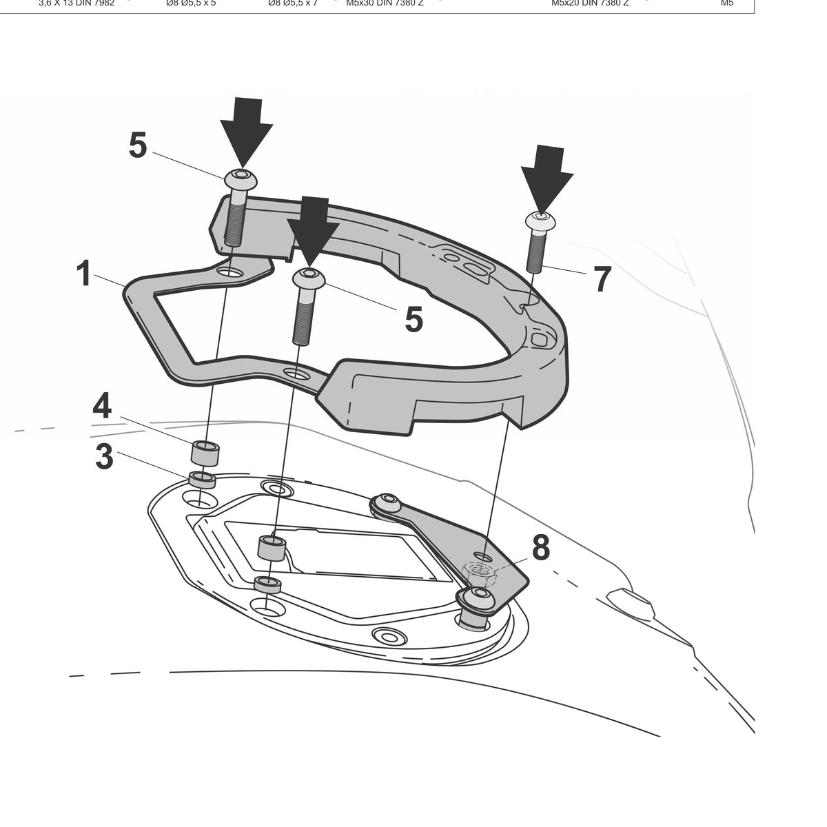 Fixation de Sacoche de Réservoir Click System Bajaj Pulsar Ns 125/PULSAR Dominar 400/PULSAR 400 - LE PRATIQUE DU MOTARD