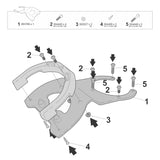 Fixation Click System K0ve 800 X Gt - LE PRATIQUE DU MOTARD